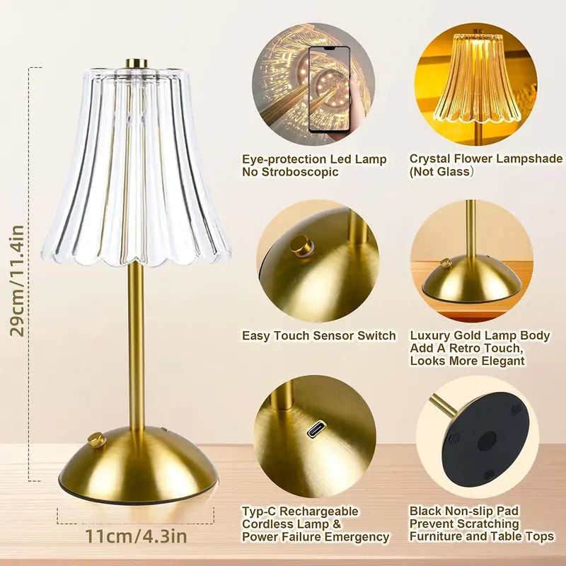 Visualização - Abajur De Mesa Led Fosco
