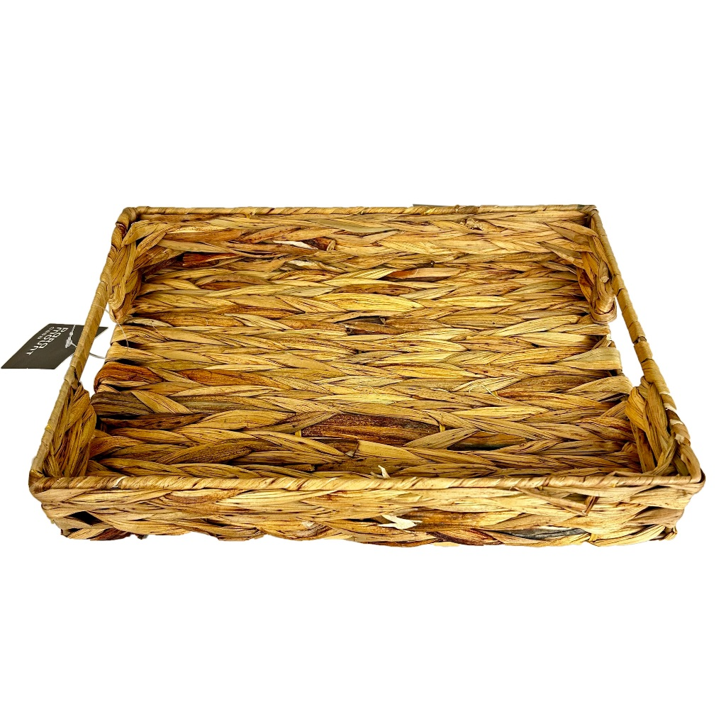 Visualização - Bandeja Retangular Em Fibra Natural Seagrass
