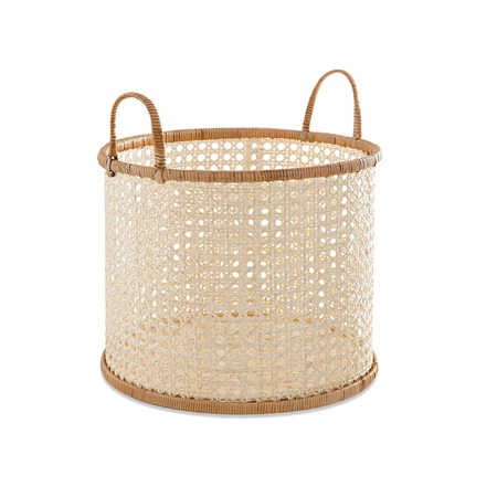 Visualização - Cesto Em Rattan Estilo Boho