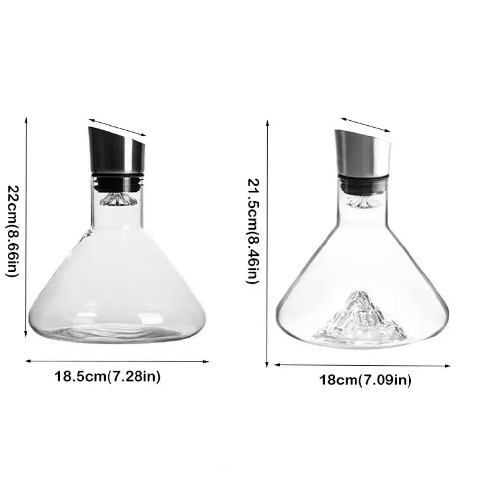 Visualização - Decanter De Vinho 1,5L Montanha De Cristal