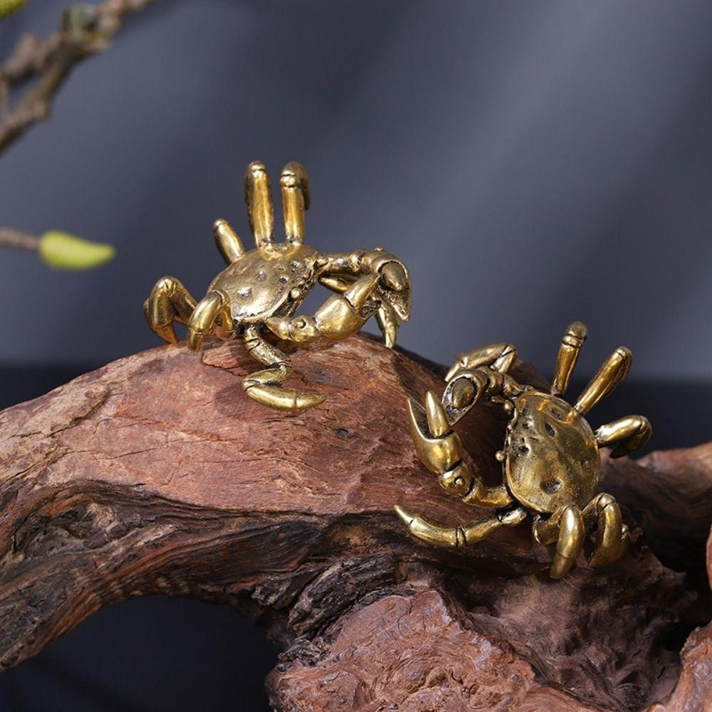 Visualização - Escultura Para Decoração Pequena Caranguejo Agarden