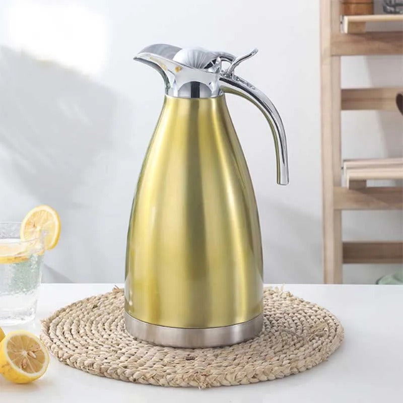 Visualização - Garrafa Térmica Inox 2L Parede Dupla