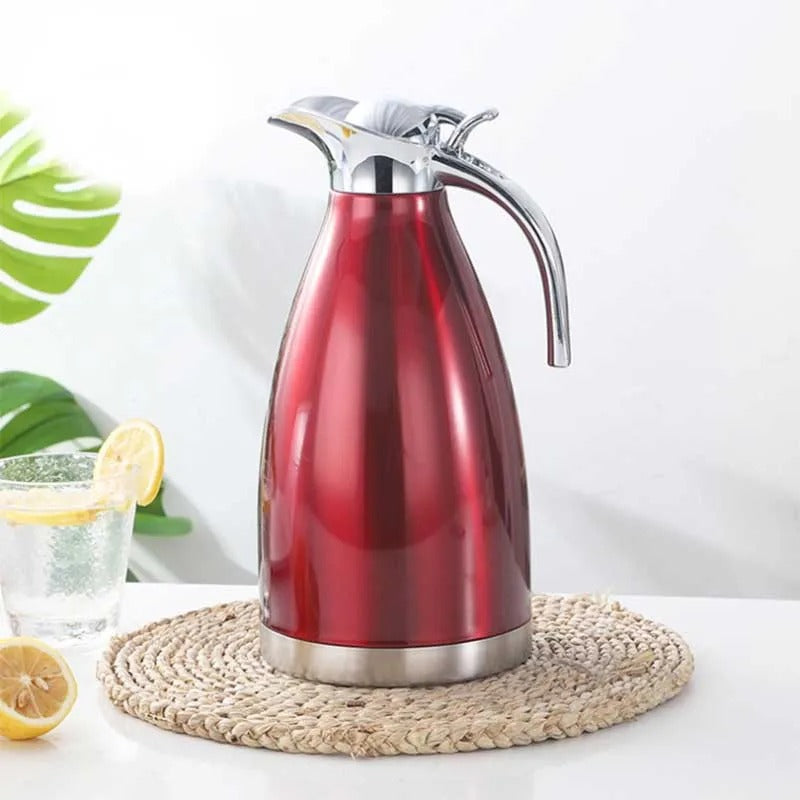 Visualização - Garrafa Térmica Inox 2L Parede Dupla