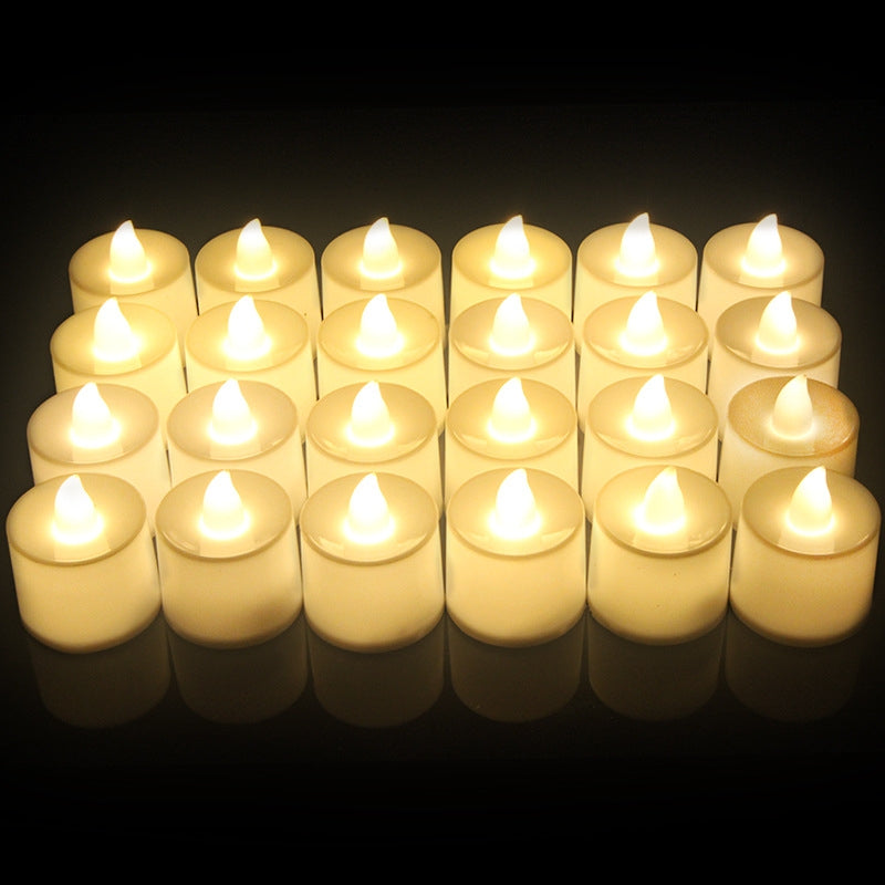 Visualização - Luminária Led Vela Clássica Kit 12 Peças